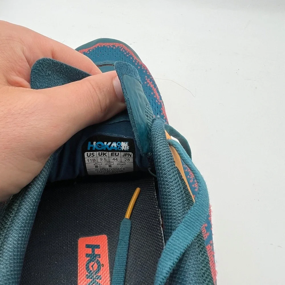 Hoka Speedgoat 5 Womens Trail Running Shoes Blue Coral Hiking outdoor lace